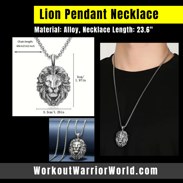 Lion Pendant Necklace