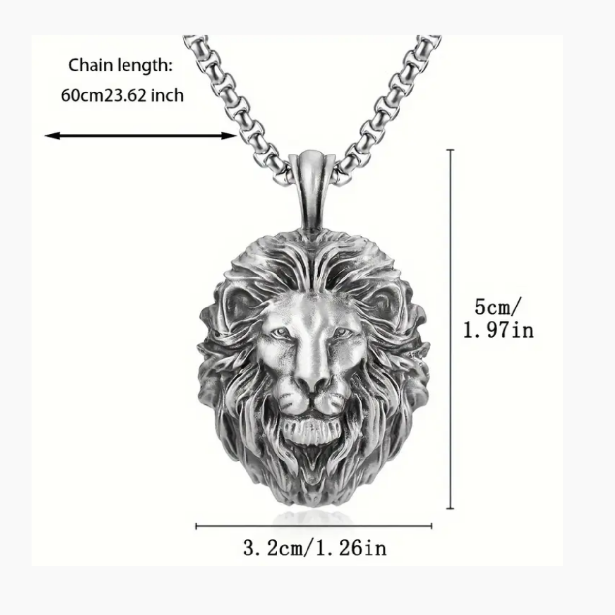 Lion Pendant Necklace