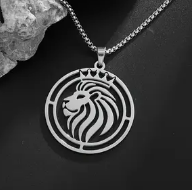 Lion King Crown Pendant Necklace