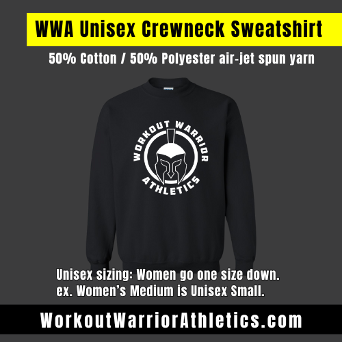 WORKOUT WARRIOR ATHLETICS Unisex Crewneck Sweatshirt