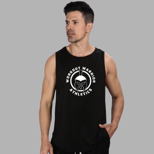 Workout Warrior Essential Tank – Black / Red / Navy
