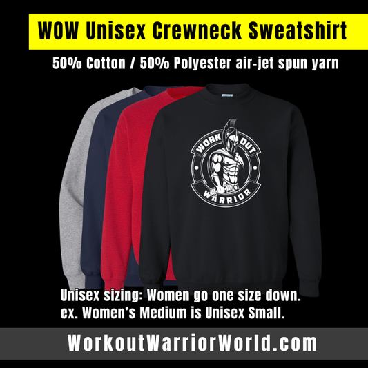 WORKOUT WARRIOR Unisex Crewneck Sweatshirt