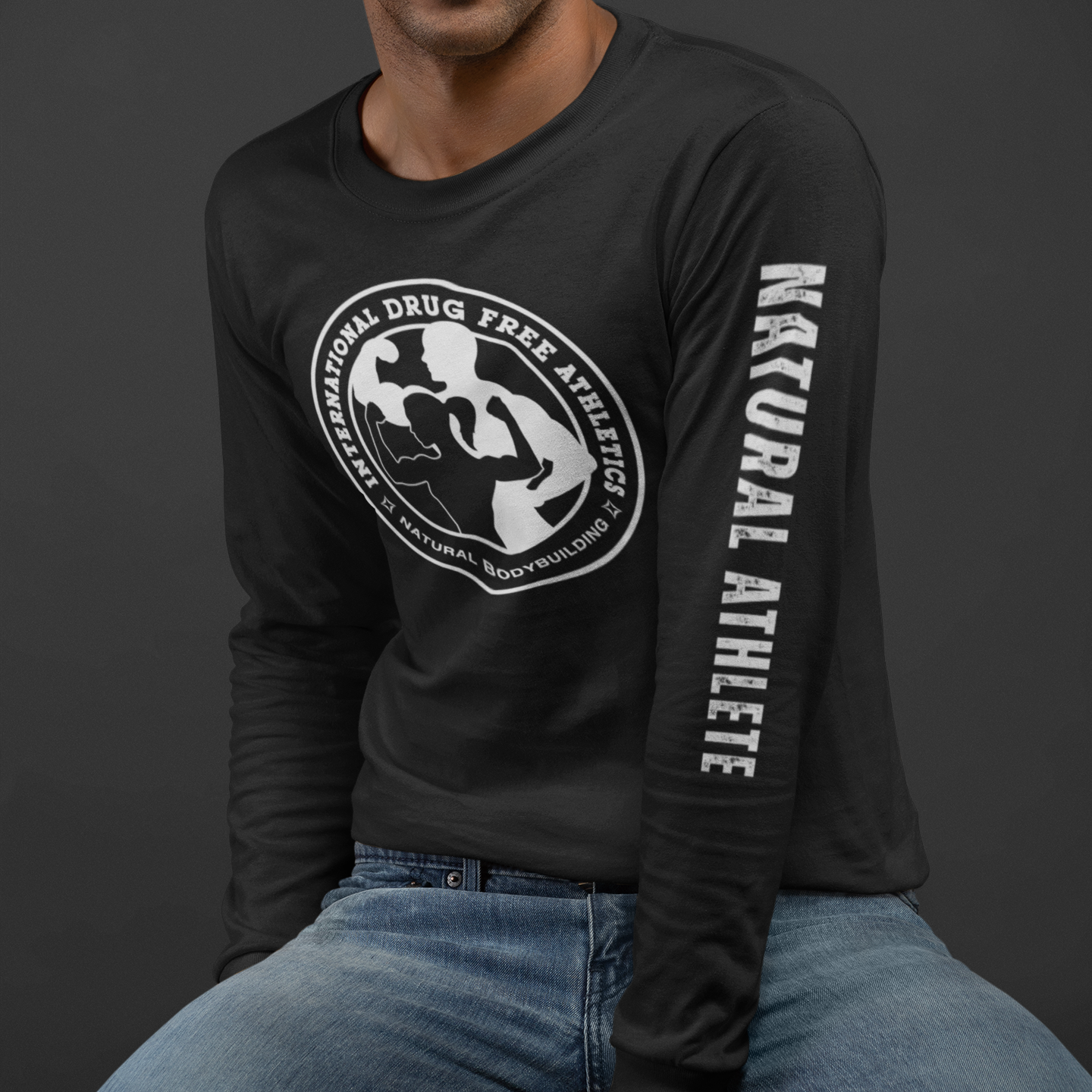 IDFA Long Sleeve Tee - White logo