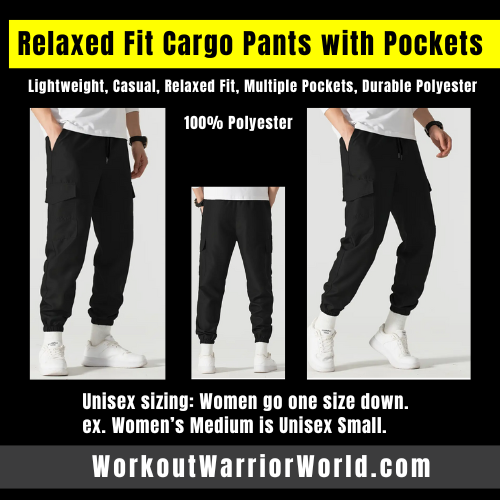 Relaxed Fit Cargo Pants with Pockets