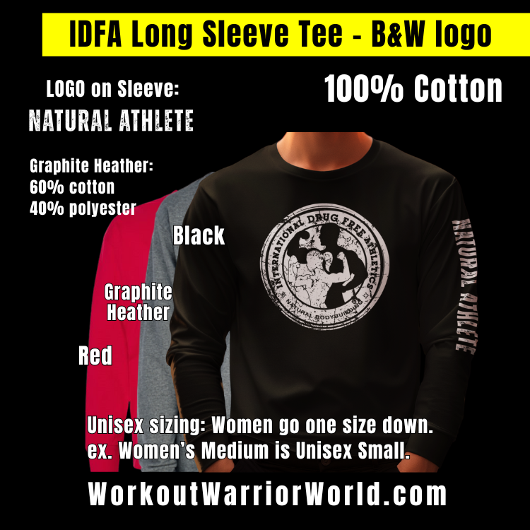 IDFA Long Sleeve Tee - B&W logo