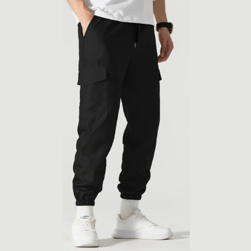 Relaxed Fit Cargo Pants with Pockets