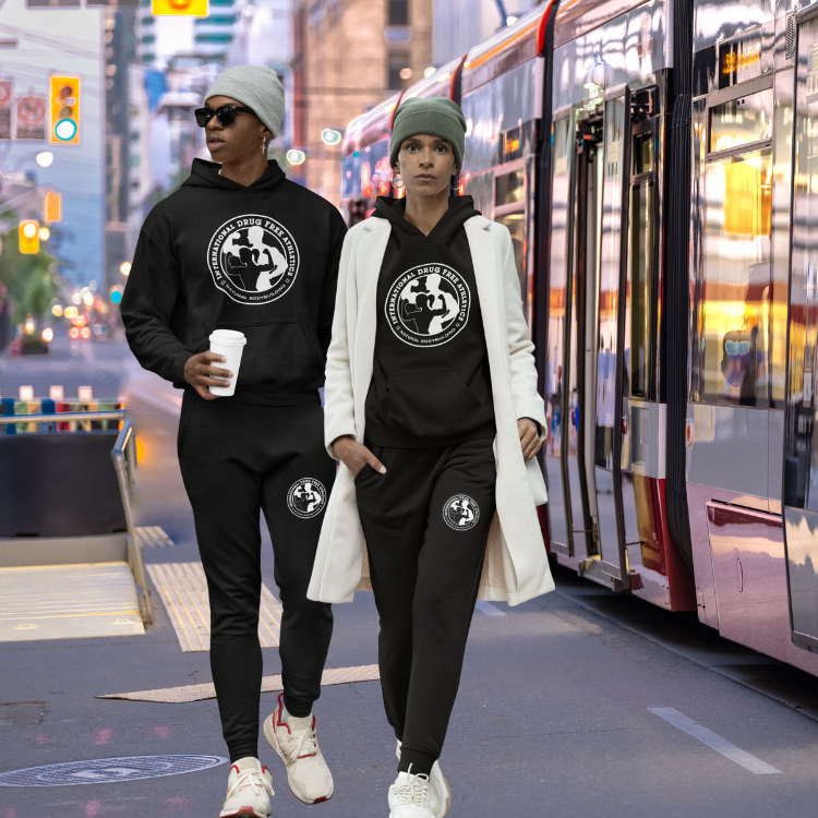 IDFA Unisex Hoodie & Jogger Set - Black