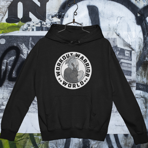 WORKOUT WARRIOR WORLD Unisex Hoodie - Black