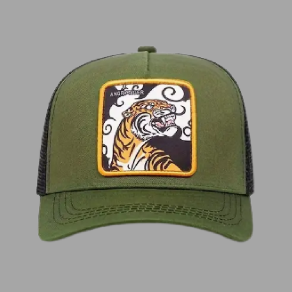 Angry Tiger Trucker Hat