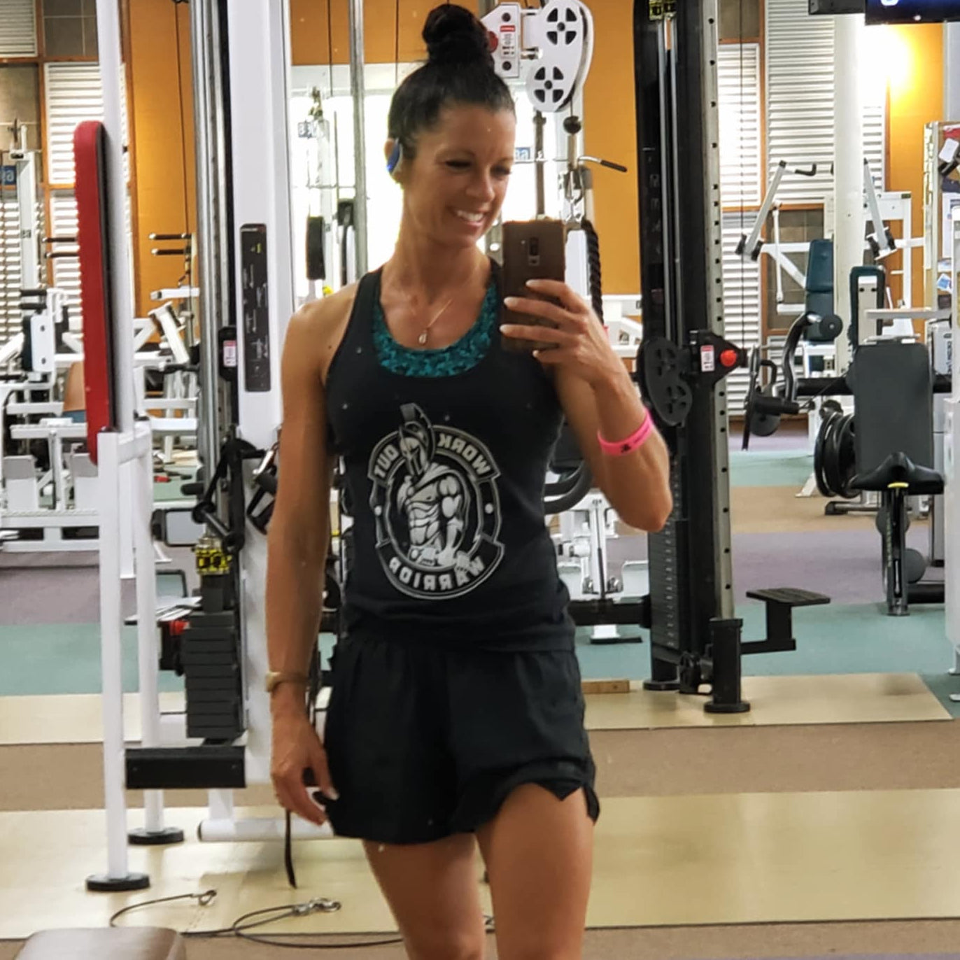 WORKOUT WARRIOR Ladies Racerback Tank Top