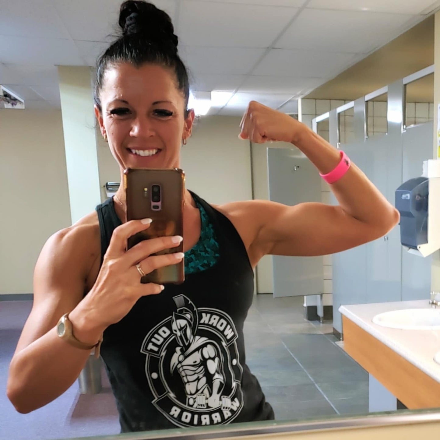 WORKOUT WARRIOR Ladies Racerback Tank Top