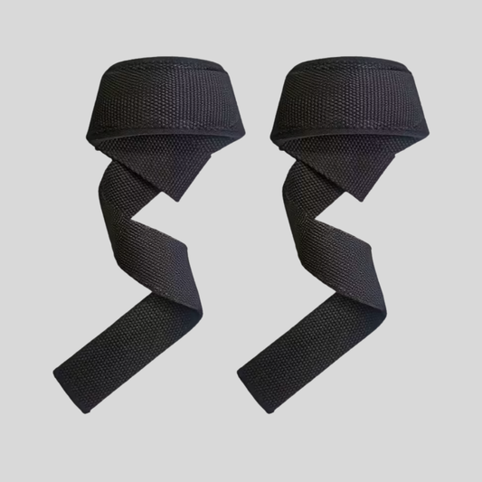 Black Iron Grip Lifting Straps