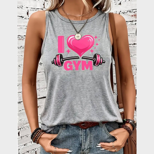 I LOVE GYM Women’s Sleeveless Tank