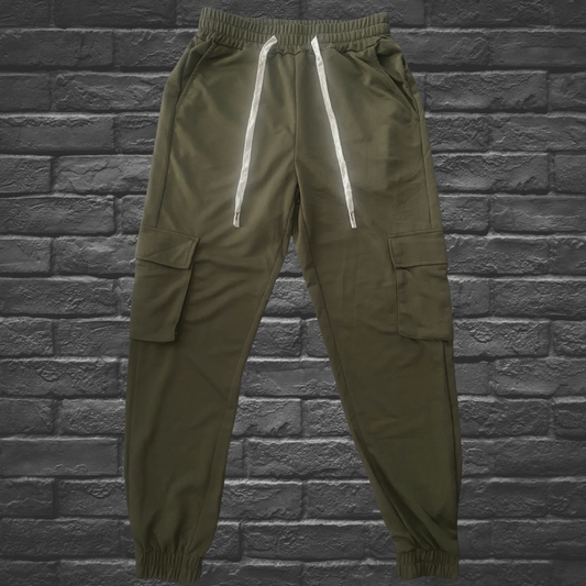 Lightweight Cargo Pants – Army Green / Black / Dark Gray