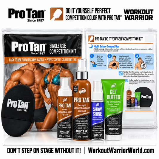 PRO TAN Single Show Competition Color Mini Kit - Super Dark