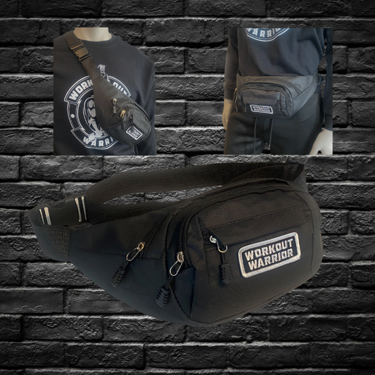 WORKOUT WARRIOR Fanny Pack - Black
