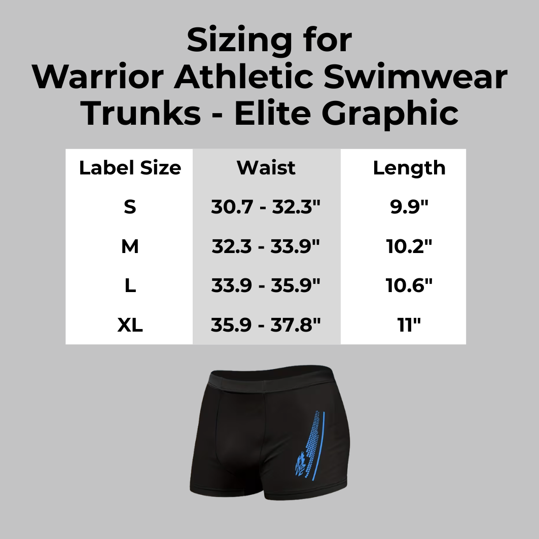 Warrior Athletic Swimwear Trunks - Elite Graphic