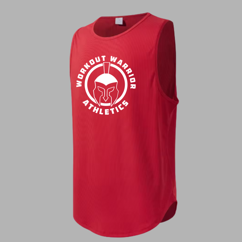 Workout Warrior Essential Tank – Black / Red / Navy