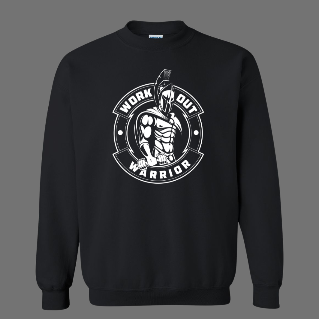 Workout Warrior Logo Crewneck – Black / Navy / Sport Grey / Antique Cherry Red