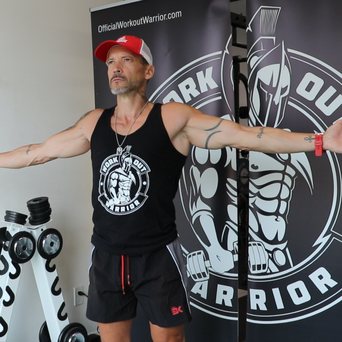 Workout Warrior Soft Cotton Tank Top