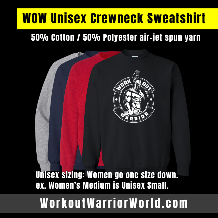 WORKOUT WARRIOR Unisex Crewneck Sweatshirt