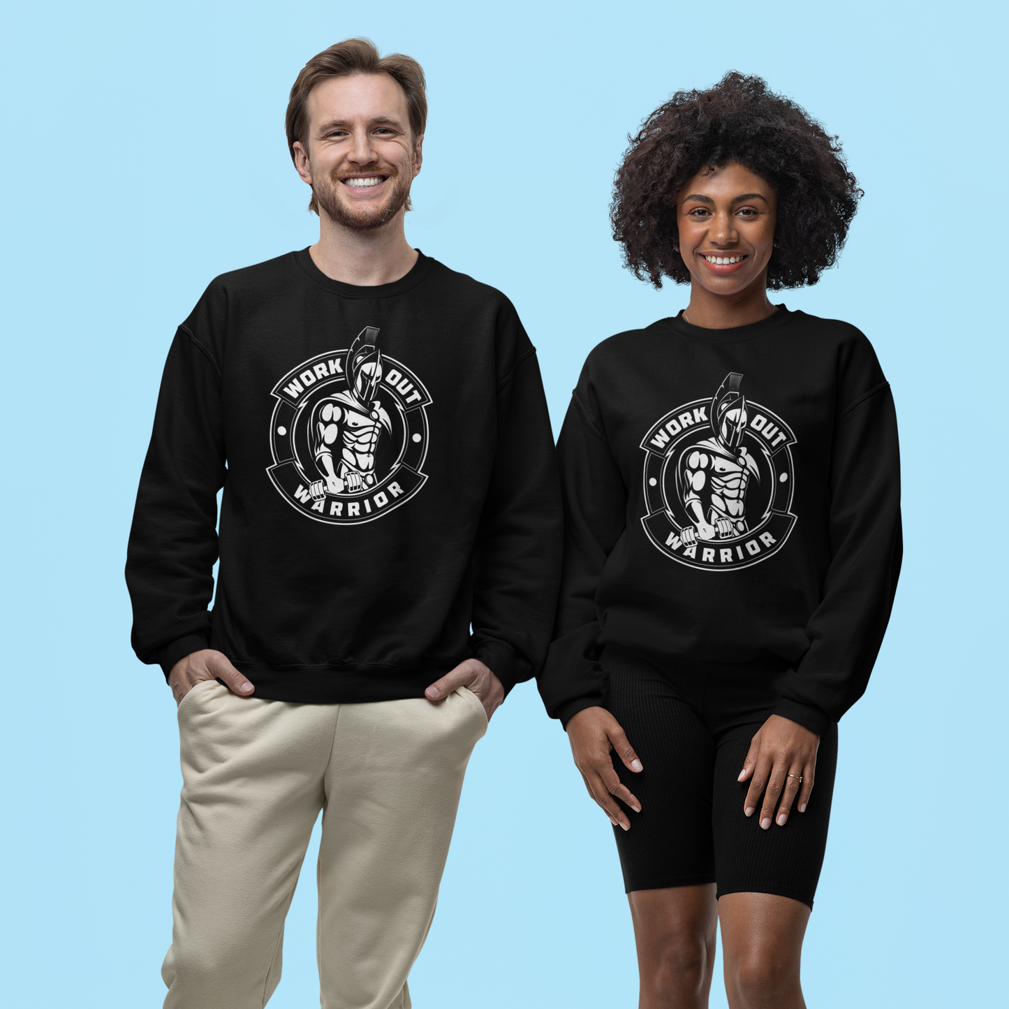 WORKOUT WARRIOR Unisex Crewneck Sweatshirt