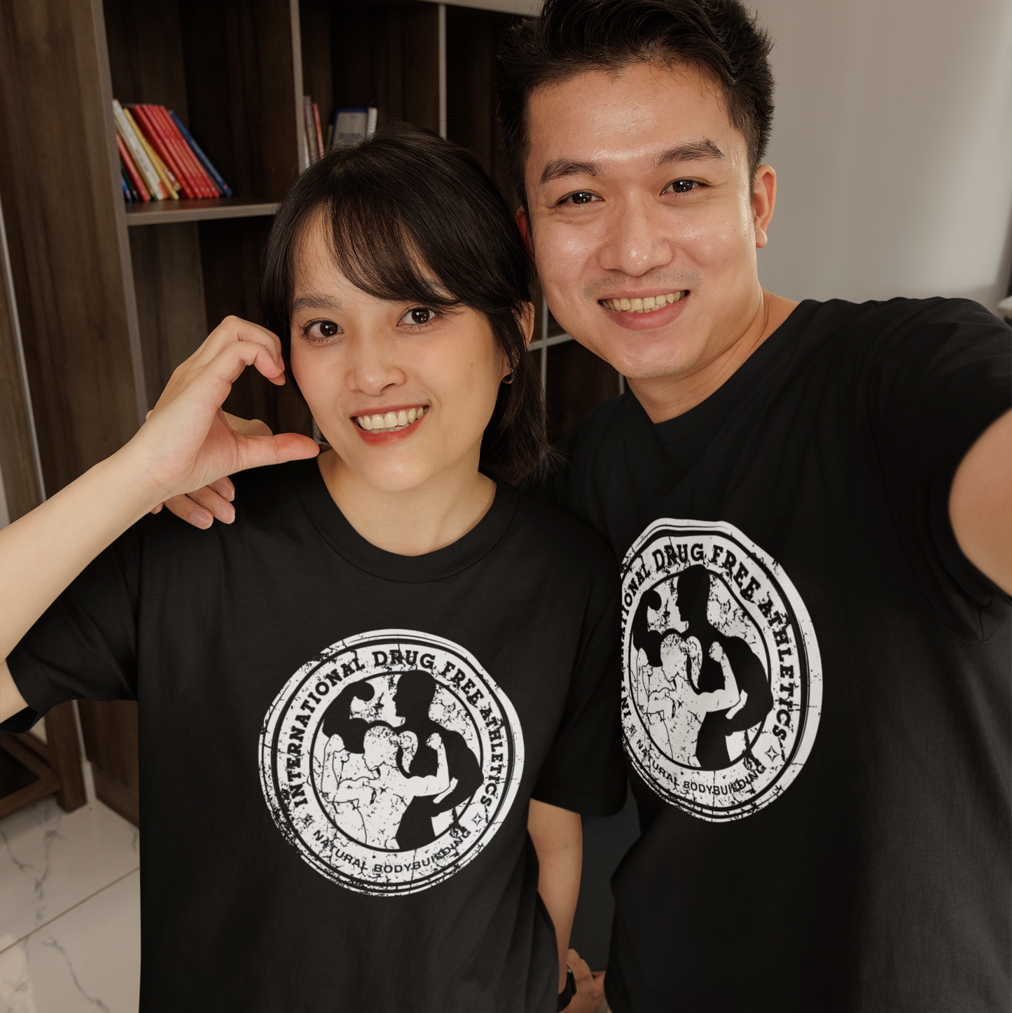 IDFA Heavy Cotton Tees - B&W logo