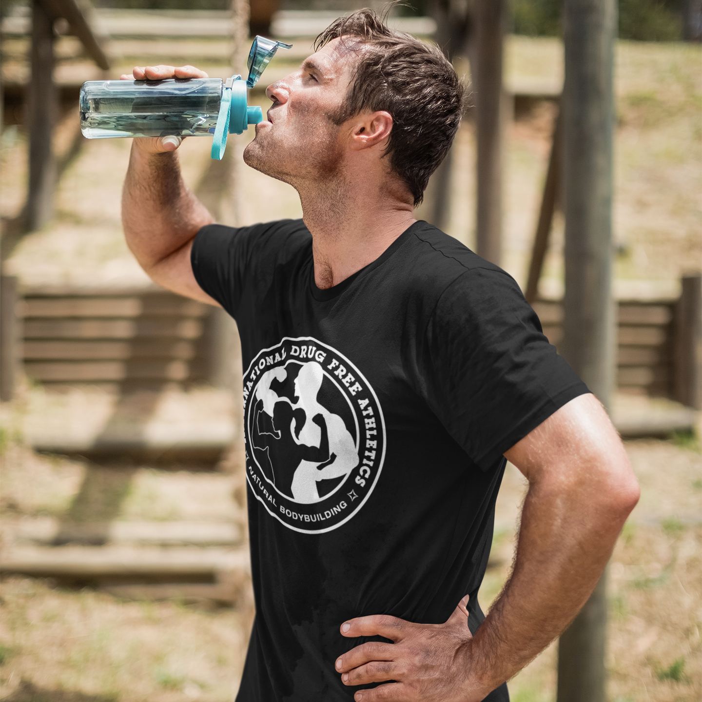 IDFA Heavy Cotton Tees - White logo