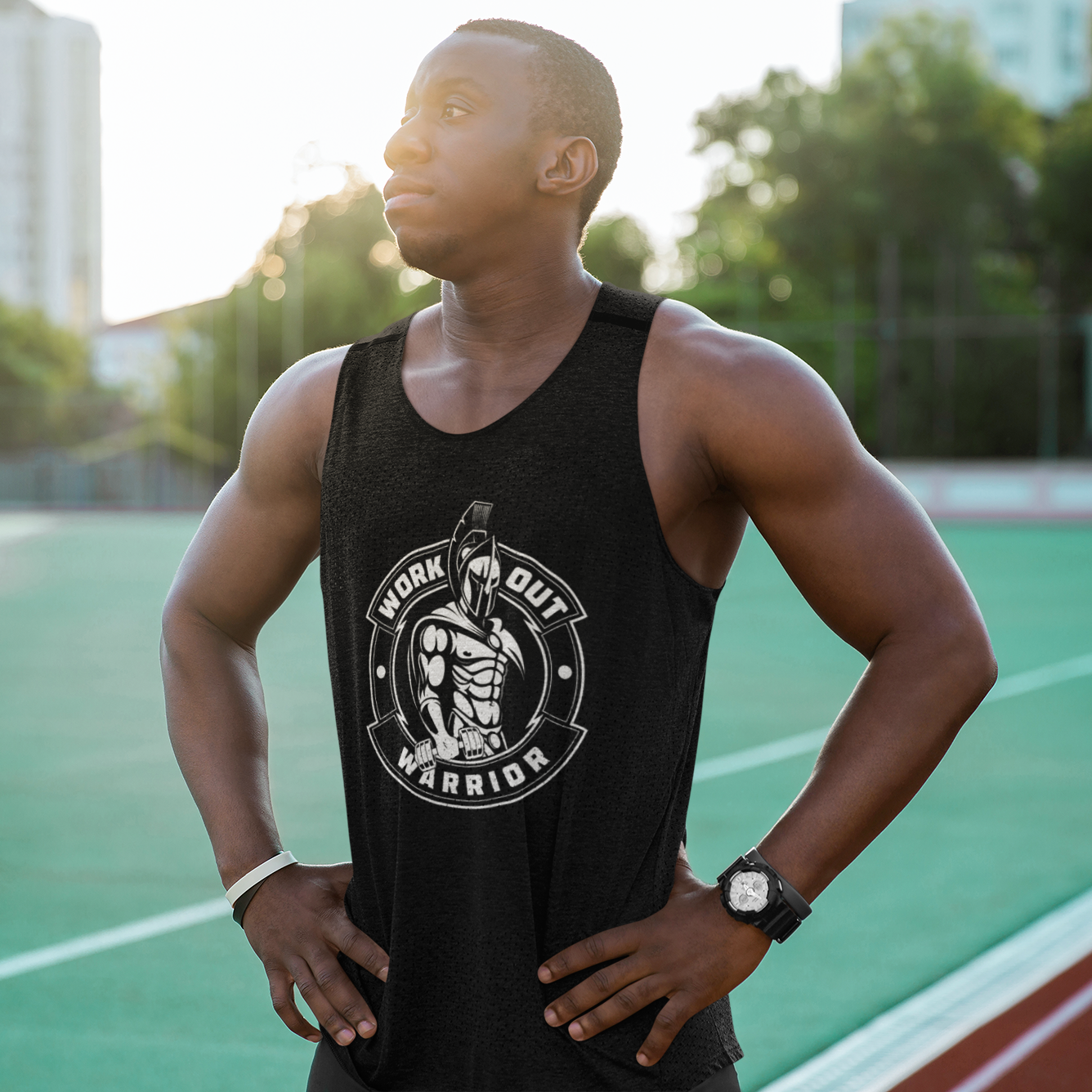 WORKOUT WARRIOR Soft Cotton Tank Top